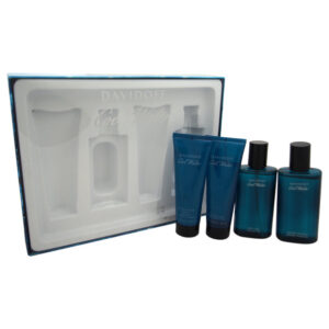 COOL WATER VON DAVIDOFF FÜR HERREN - 4 - TEILIGES GESCHENKSET 74 ML