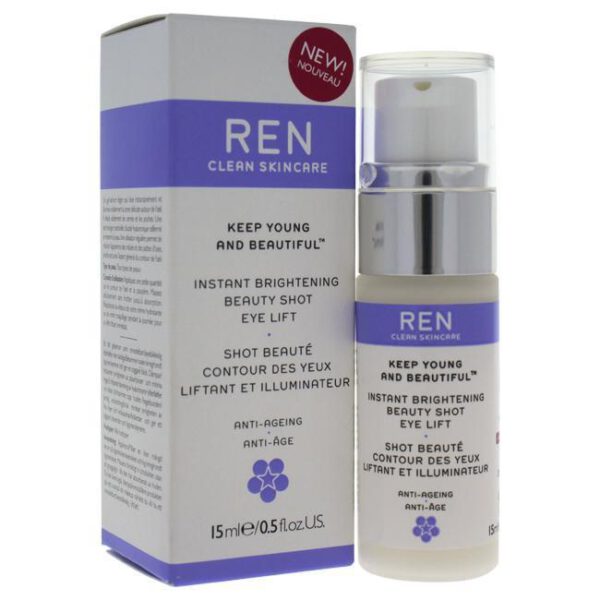 BLEIBEN SIE JUNG UND SCHÖN - INSTANT BRIGHTENING BEAUTY SHOT EYE LIFT VON REN FÜR FRAUEN - 0.5 OZ SERUM